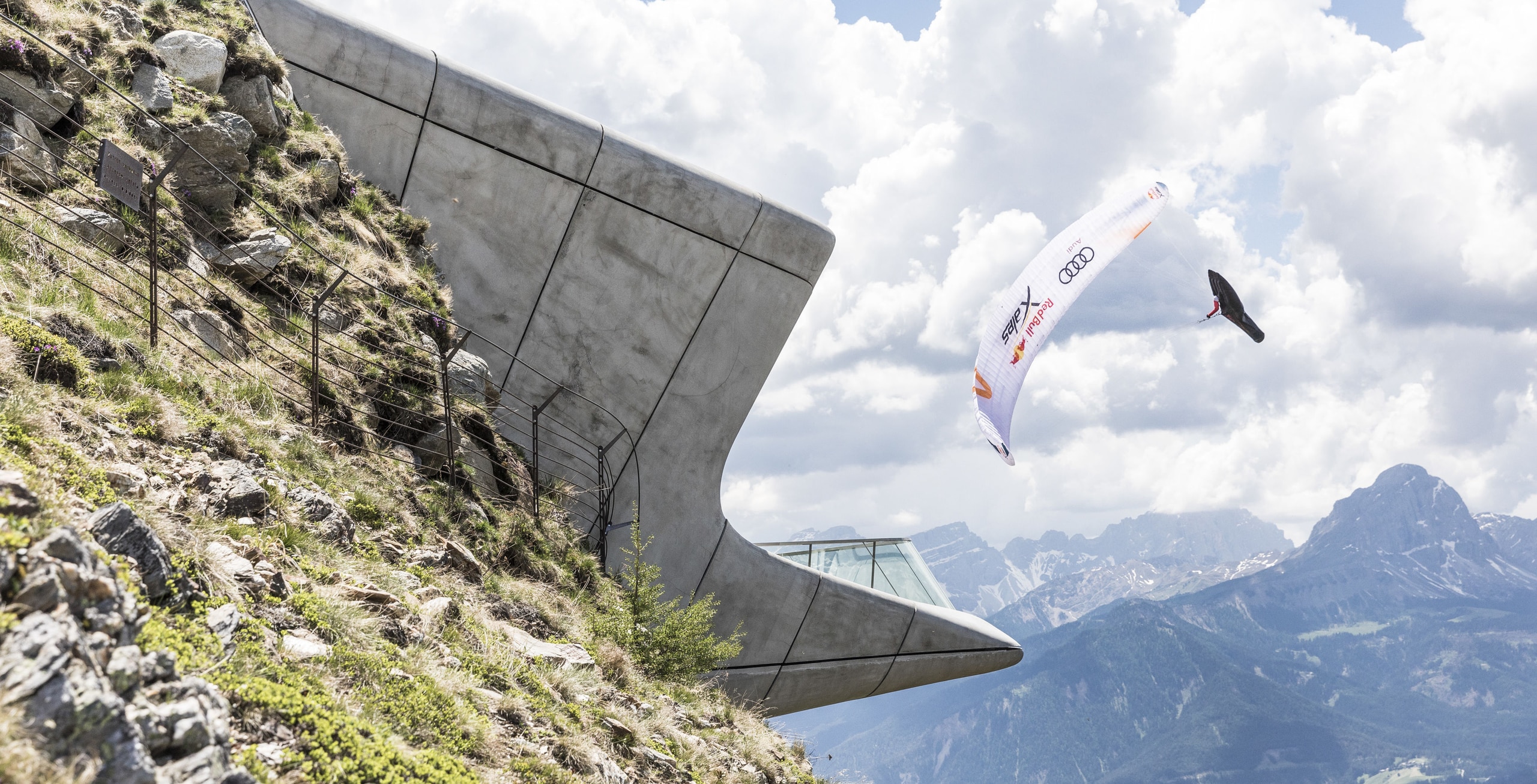 Turnpoint 4 during the Red Bull X-Alps at Kronplatz, Italy on June 18, 2019